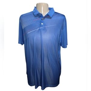 PGA Tour Blue Athletic Pro Series Polo